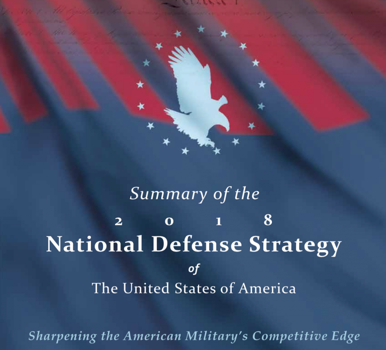 2018 National Defence Strategy of USA – Atlantic Organization for ...